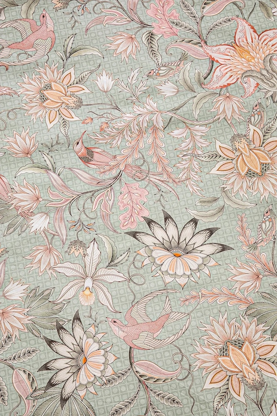 Sada bavlněných povlečení se vzorem, 200 x 200 cm zelená barva RS25.PCU502 zelená