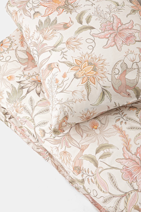 Sypialnia Komplet pościeli bawełnianej wzorzystej 200 x 200 cm kolor beżowy RS25.PCU504 beżowy