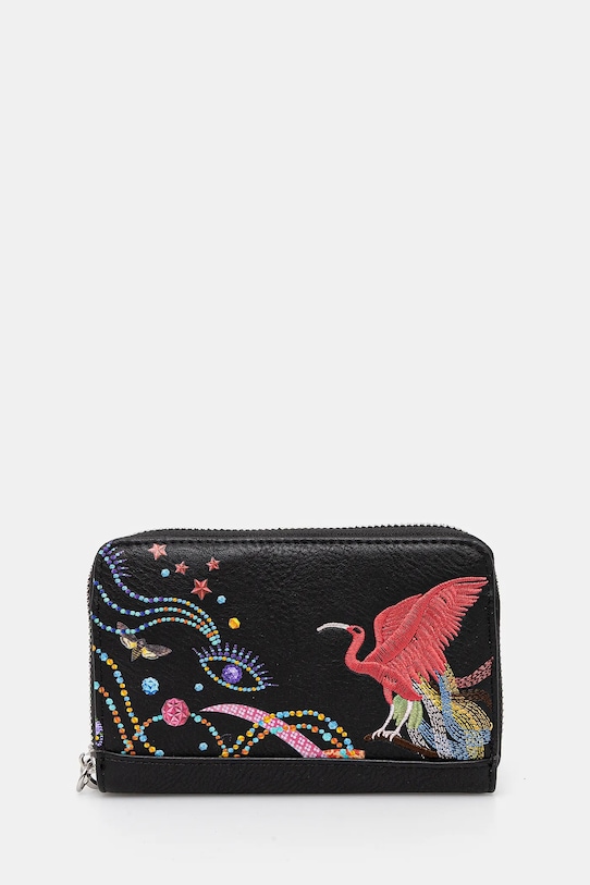Peňaženka dámska z kolekcie El Gato Chimney x Medicine čierna farba RS25.PFD850 čierna RS25