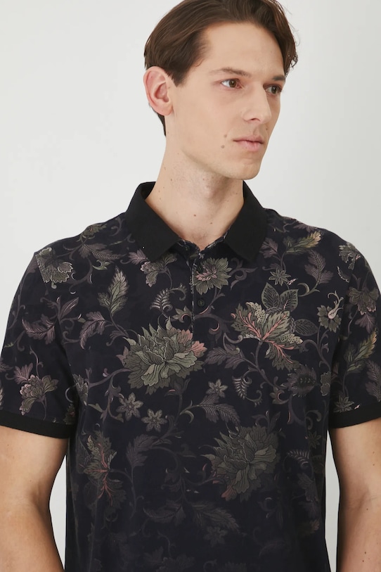 Medicine tricou polo negru RS25.POM051