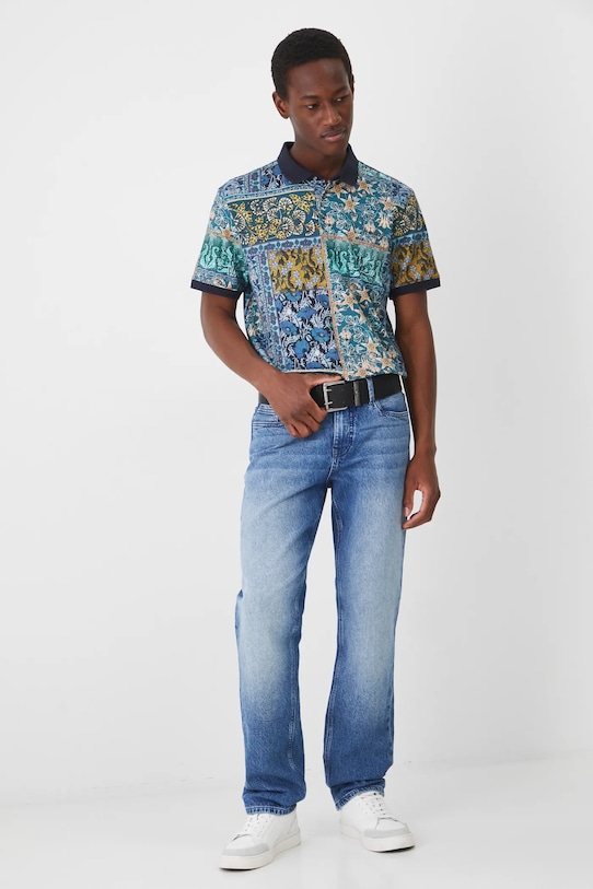 Odzież Polo bawełniane męskie z kolekcji Eviva L'arte z elastanem kolor multicolor RS25.POM204 multicolor