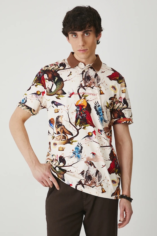 Medicine tricou polo RS25.POM850 bej