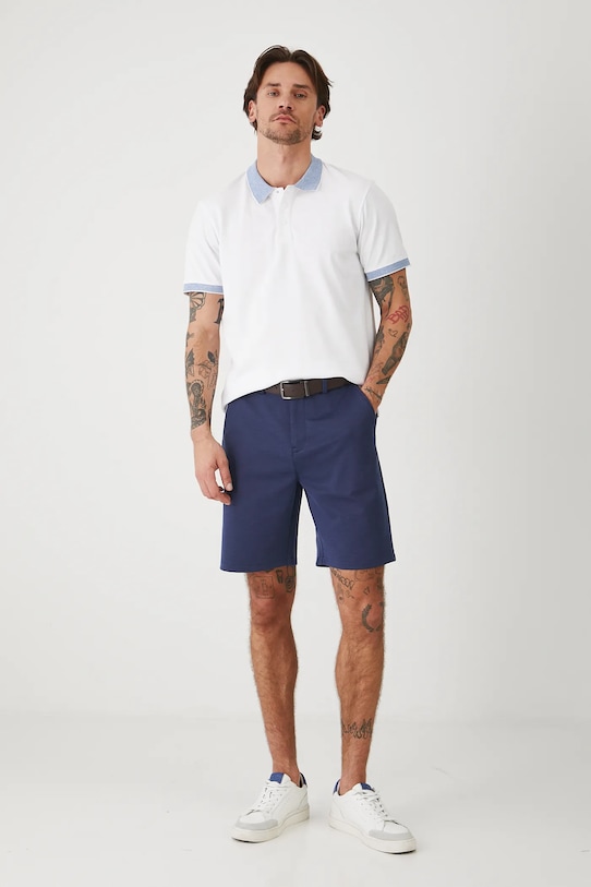 Medicine tricou polo RS25.POMA01 alb RS25