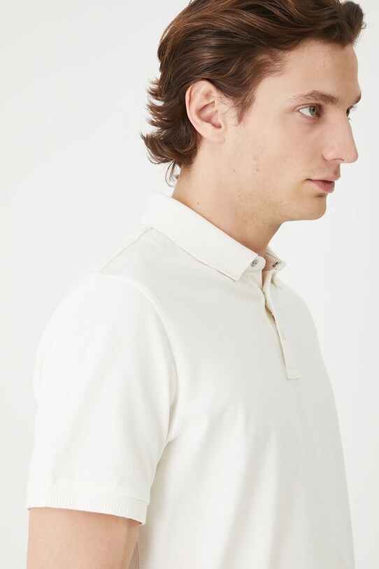 Medicine polo de bumbac bej RS25.POMC02