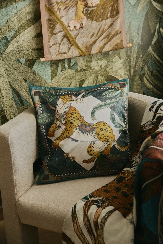 Poszewka dekoracyjna na poduszkę wzorzysta 45 x 45 cm kolor multicolor multicolor RS25.PSU806