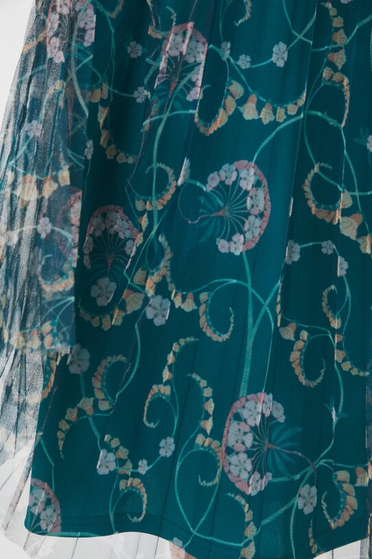 Spódnica damska maxi z kolekcji Eviva L'arte kolor zielony RS25.SDD250 zielony