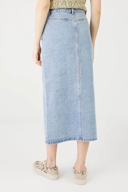 Ρούχα Βαμβακερή τζιν φούστα Medicine RS25.SDD400 μπλε