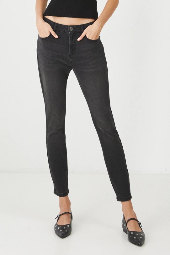 Jeansy damskie skinny kolor czarny RS25.SJD021 czarny RS25