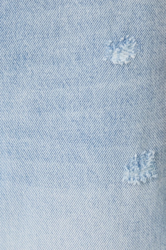 Jeansy bawełniane męskie regular z przetarciami kolor niebieski niebieski RS25.SJM705