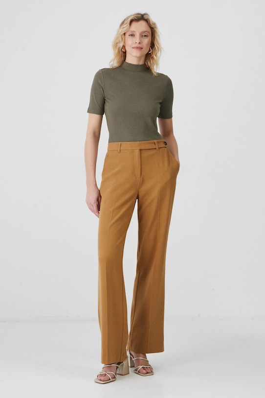 Nohavice Medicine s elastanom hnedá RS25.SPD200