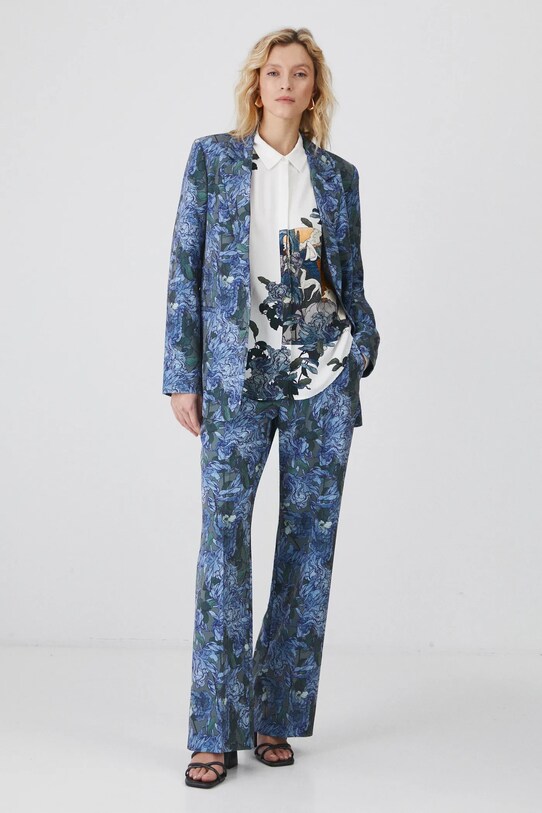 Odzież Spodnie damskie z kolekcji Eviva L'arte kolor multicolor RS25.SPD250 multicolor