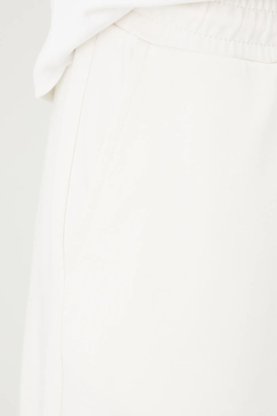 Spodnie dresowe bawełniane damskie kolor beżowy beżowy RS25.SPD304