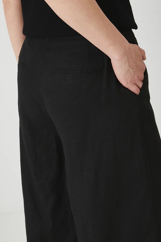 Medicine pantaloni din in negru RS25.SPD900