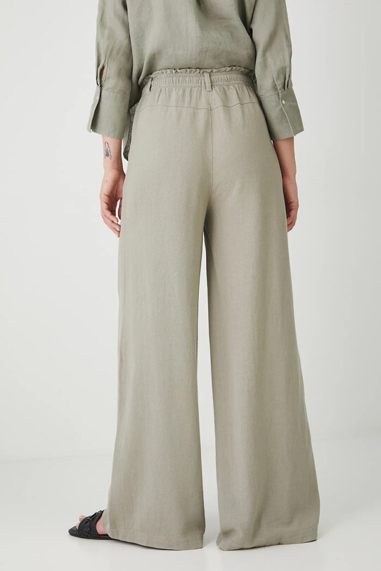 Одежда Брюки с примесью льна Medicine RS25.SPD901 зелёный