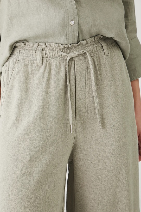 Брюки с примесью льна Medicine зелёный RS25.SPD901