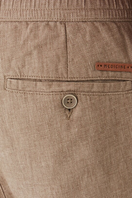 Medicine pantaloni din in bej RS25.SPM071