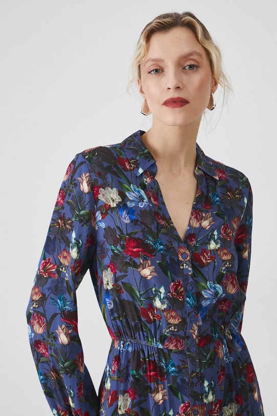 Šaty modrá barva RS25.SUD020 modrá RS25