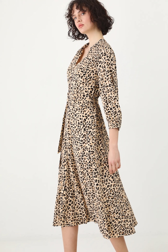 Medicine rochie midi bej RS25.SUD050