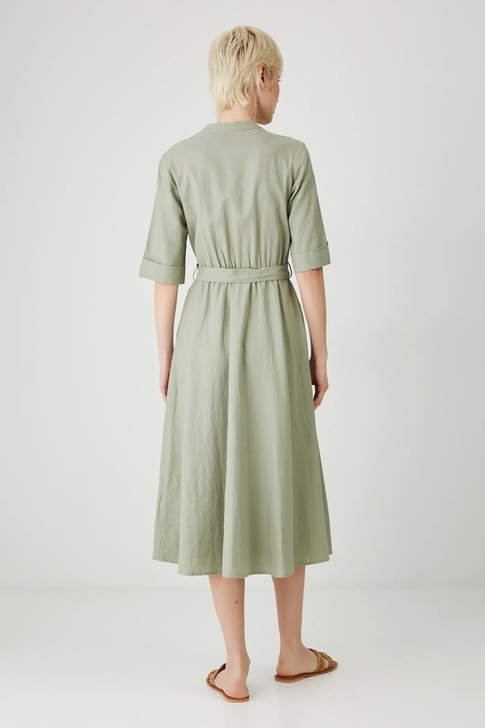 Одяг Льняна сукня Medicine RS25.SUD081 зелений