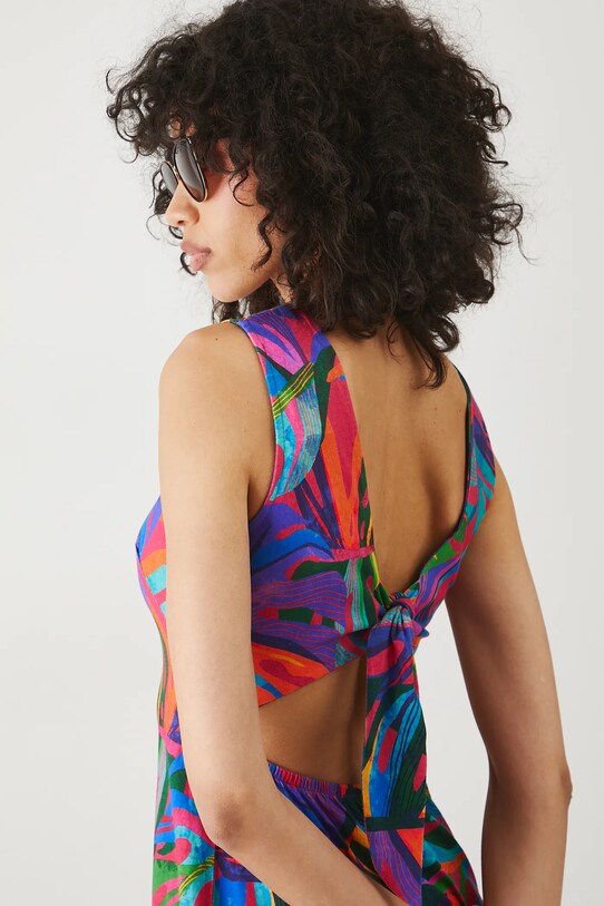 Medicine vestito in cotone multicolore RS25.SUD093