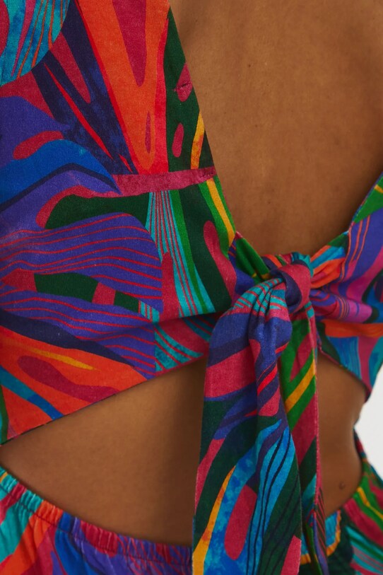 Medicine vestito in cotone RS25.SUD093 multicolore