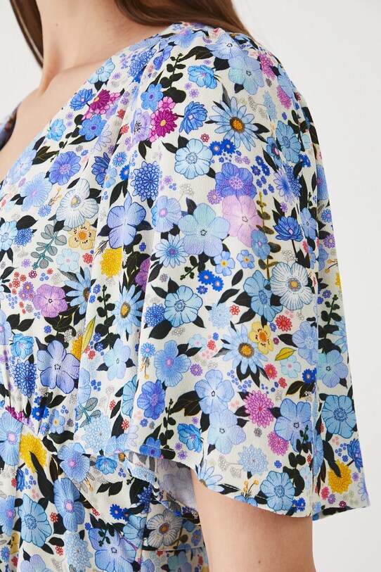 Sukienka damska mini w kwiaty kolor multicolor RS25.SUD094 multicolor