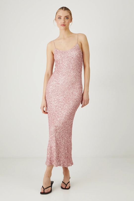 Medicine sukienka koktajl różowy RS25.SUD911
