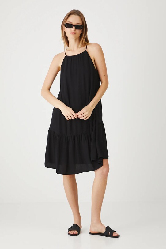 Medicine rochie legat negru RS25.SUDA00
