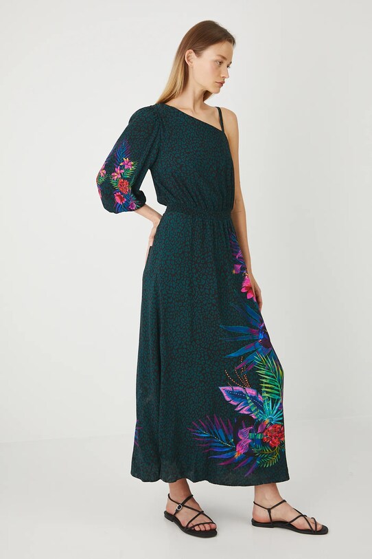Sukienka damska maxi wzorzysta kolor multicolor RS25.SUDA06 multicolor RS25