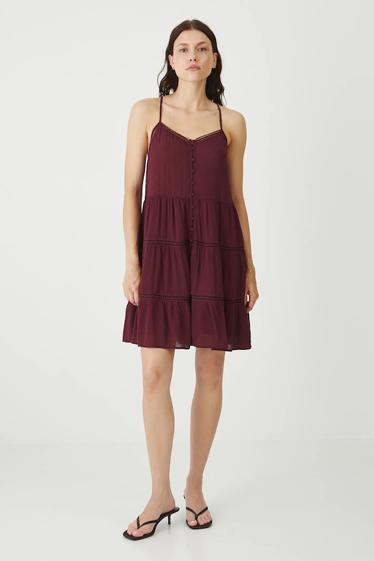 Medicine rochie RS25.SUDB15 burgundia RS25