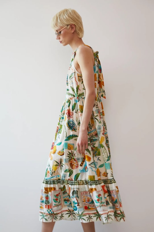 Medicine rochie midi bej RS25.SUDB16