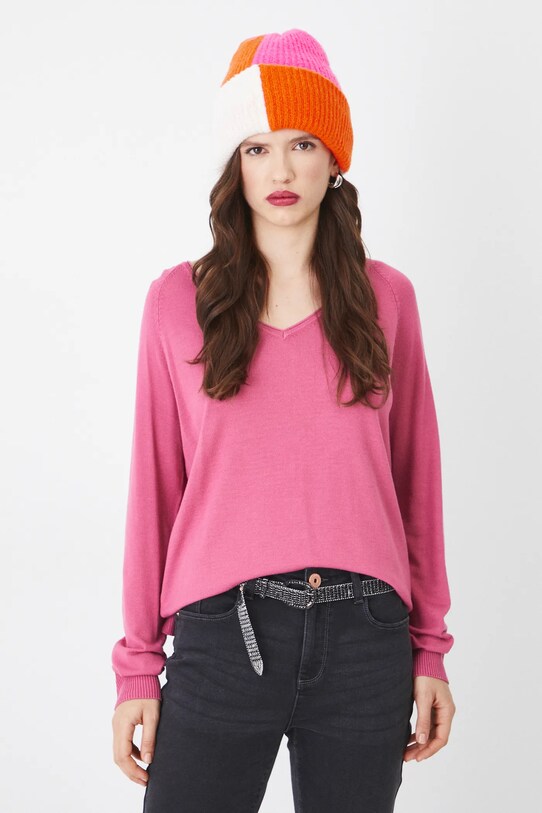 Medicine sweter RS25.SWD010 różowy RS25