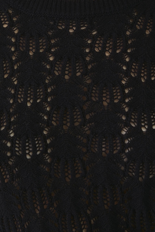 Sweter damski ażurowy kolor czarny RS25.SWD201 czarny