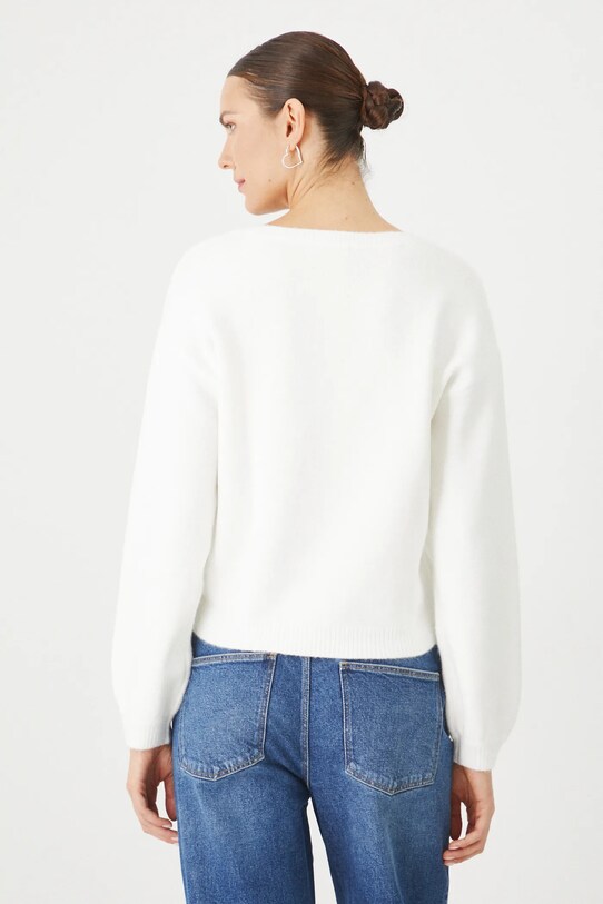 Odzież Sweter damski z kolekcji Eviva L'arte kolor beżowy RS25.SWD204 beżowy