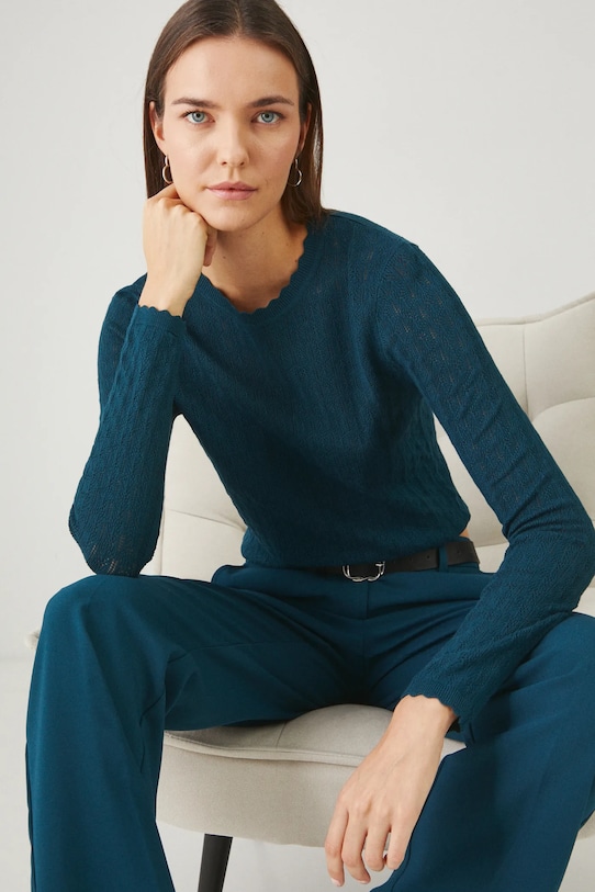 Свитер Medicine slim бирюзовый RS25.SWD310