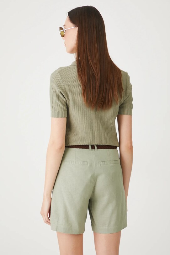 Abbigliamento Medicine pantaloncini in lino RS25.SZD093 verde
