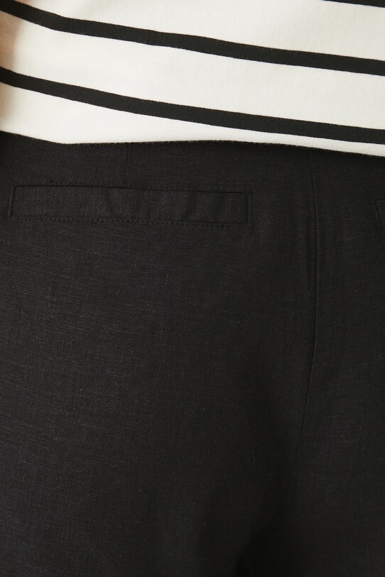 Medicine pantaloni scurti din in negru RS25.SZD093