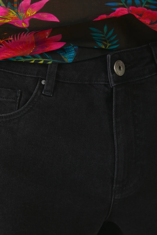 Medicine pantaloni scurti jeans negru RS25.SZD0A1