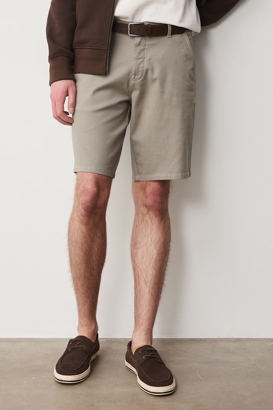 Oblečení Kraťasy pánské s páskem šedá barva RS25.SZM070 šedá