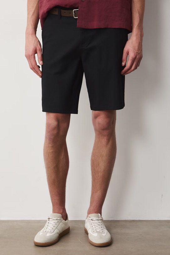 Medicine szorty tkanina czarny RS25.SZM070