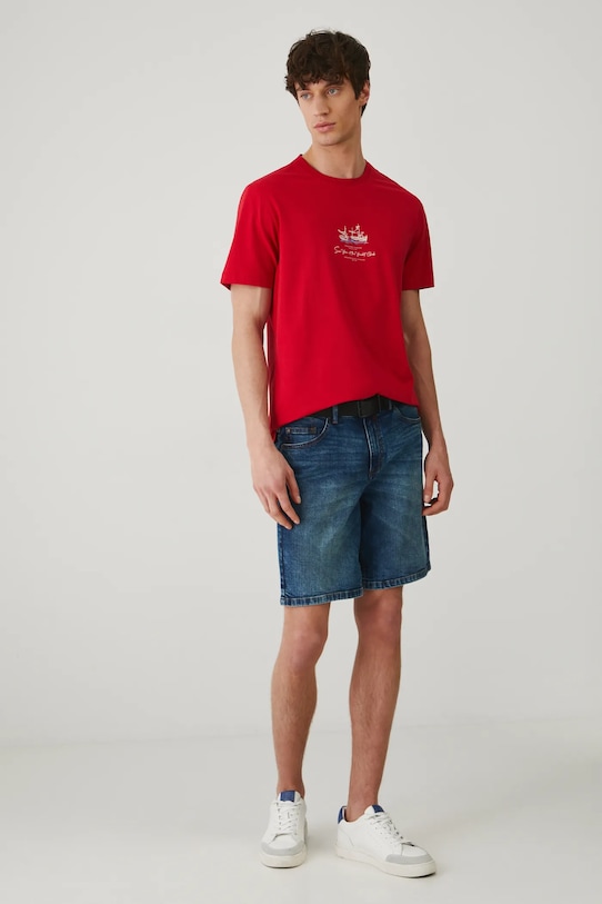 Medicine pantaloni scurti jeans RS25.SZM075 bleumarin RS25