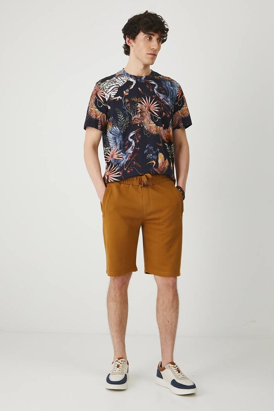 Medicine pantaloni scurti RS25.SZM080 maro RS25