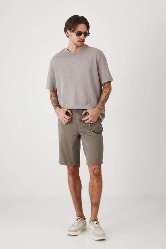 Medicine pantaloni scurti jeans RS25.SZM923 verde RS25