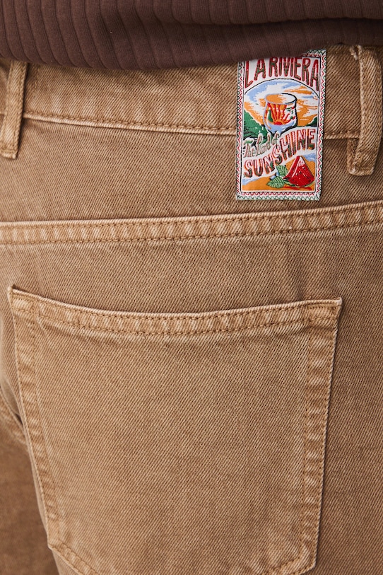 Bavlnené rifľové šortky Medicine béžová RS25.SZMB40