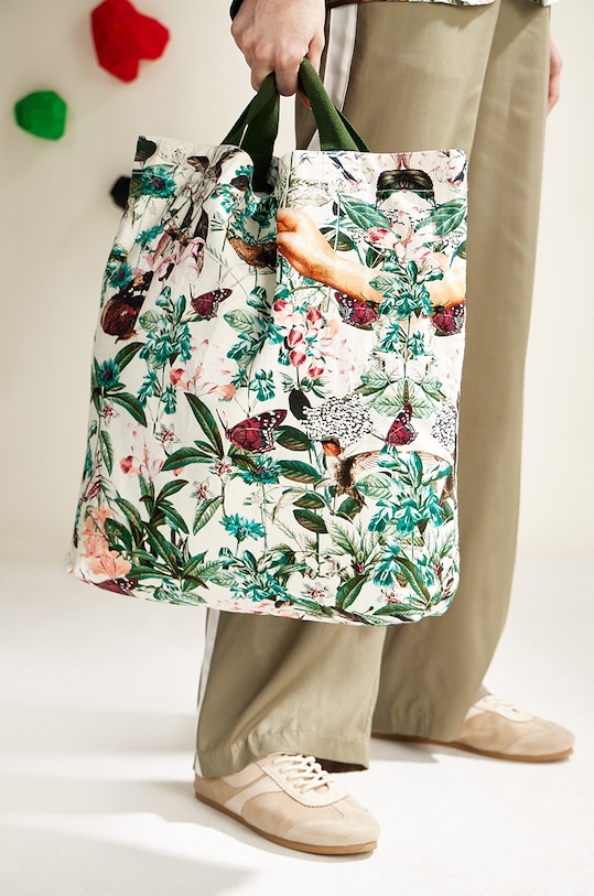 Torba bawełniana by BEART. Ewa Balcerzak, Grafika Polska kolor beżowy bez paska beżowy RS25.TCD450