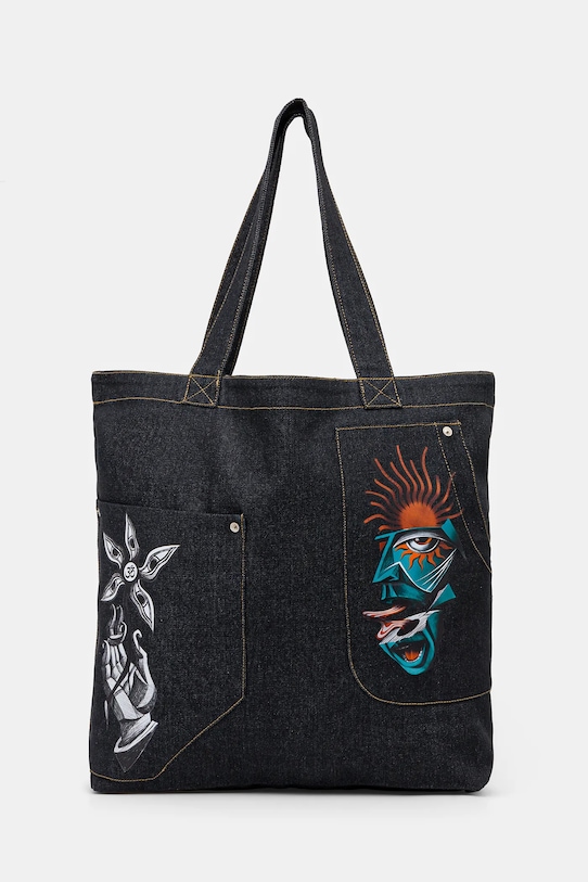 Medicine borsa in denim RS25.TCMC50 nero RS25