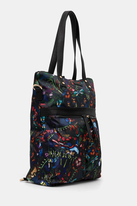 Akcesoria Torebka damska z funkcją plecaka z kolekcji Eviva L'arte kolor multicolor RS25.TOD253 multicolor