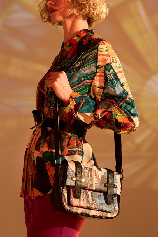 Torebka damska z kolekcji Eviva L'arte kolor multicolor wzorzyste multicolor RS25.TOD255