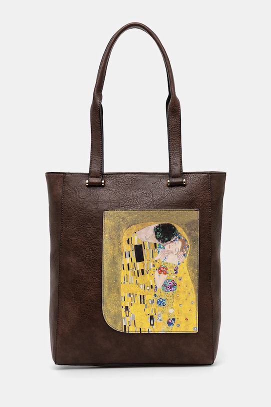 Kabelka dámska z kolekcie Eviva L'arte hnedá farba RS25.TOD256 hnedá RS25