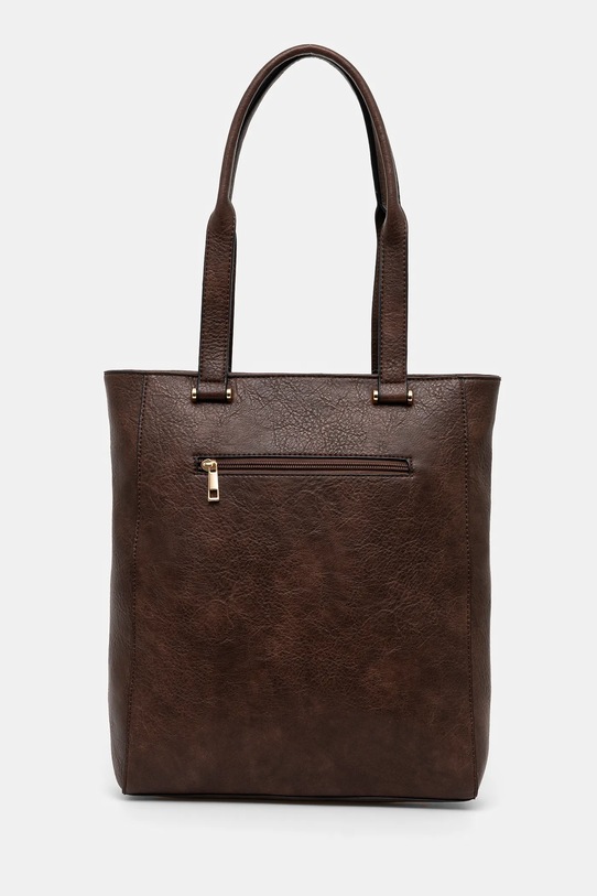 Kabelka dámska z kolekcie Eviva L'arte hnedá farba hnedá RS25.TOD256